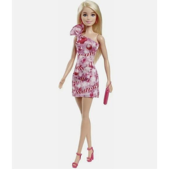 Holiday Barbie 2020 Candy Cane Dress New in Box - Picture 7 of 7